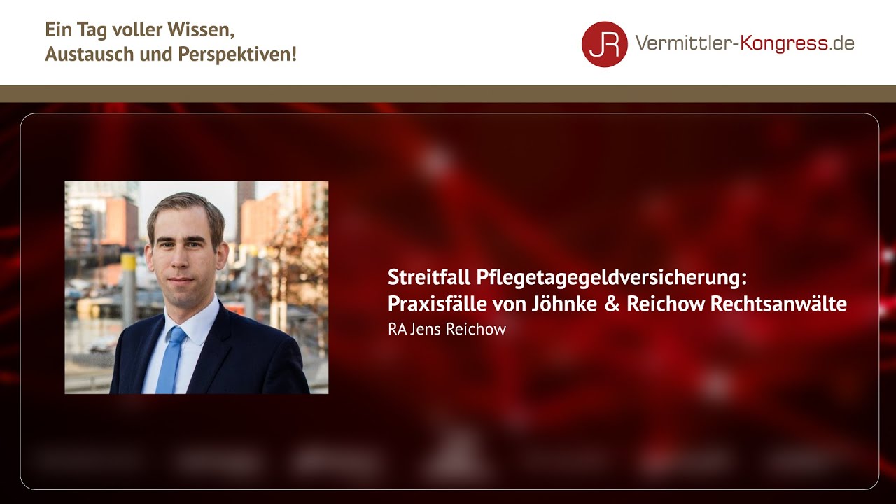 Vermittler-Kongress 2026: Streitfall Pflegetagegeldversicherung