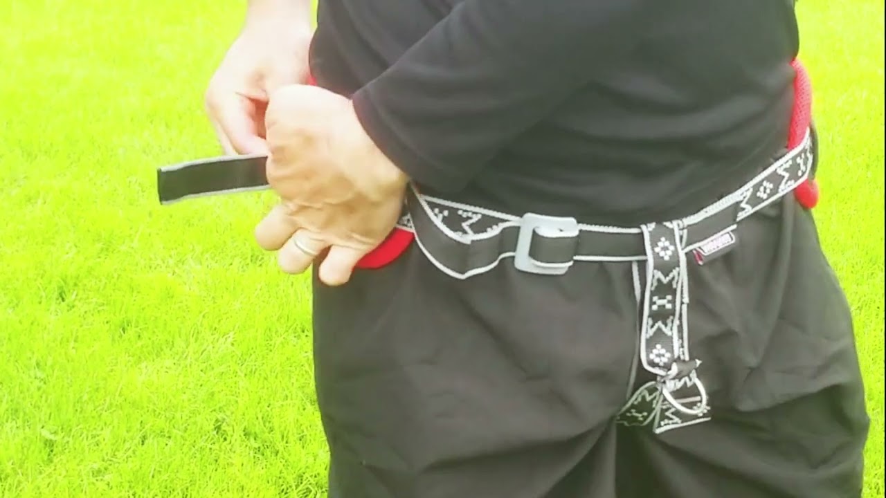 Ceinture Canicross - Baudrier Manmat - Musher Experience - démo du baudrier, comment le régler
