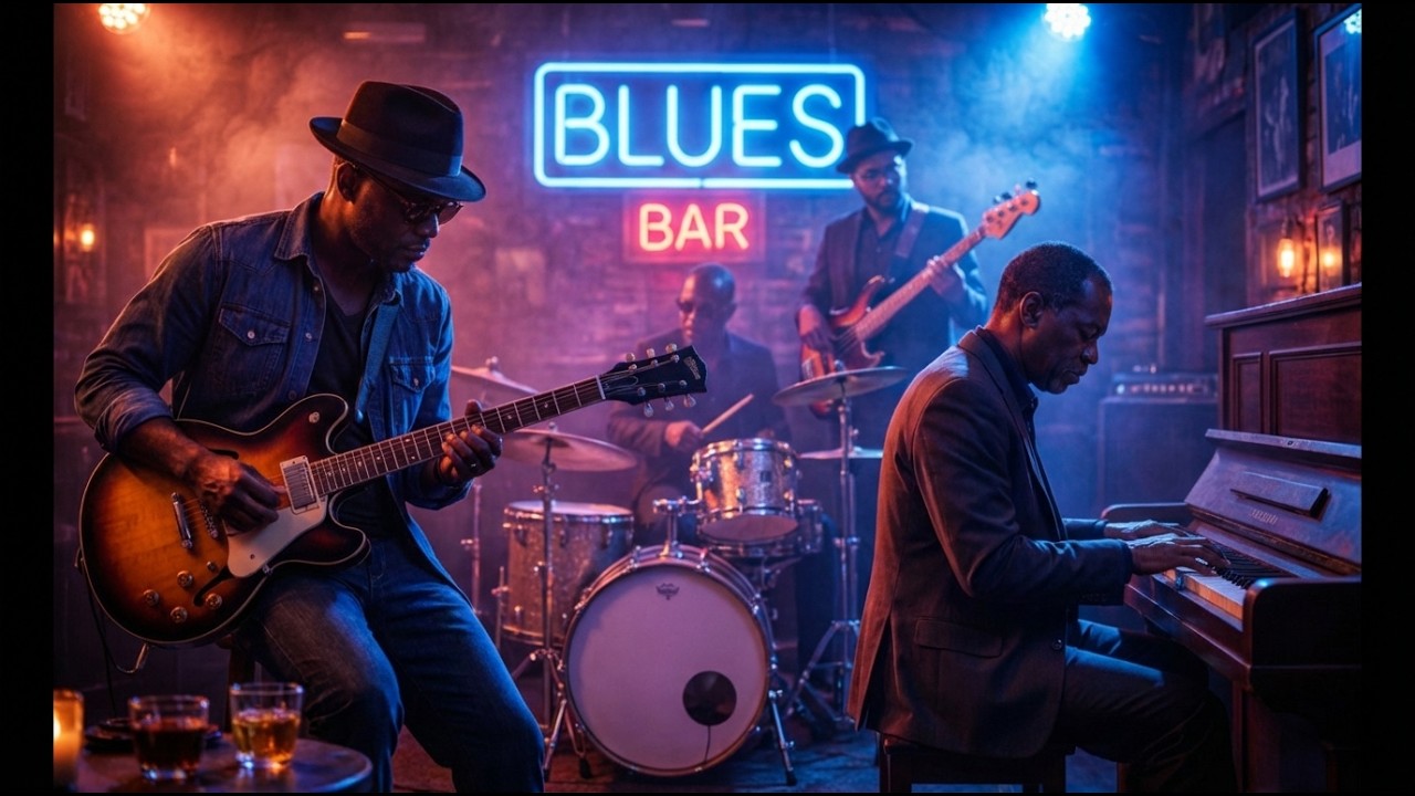 Powerful Blues Guitar | Soulful Blues Groove Instrumental