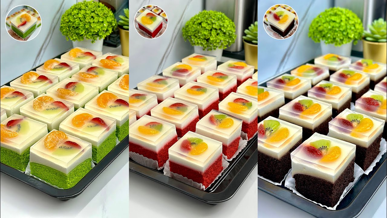 PANTESAN ORDERAN MENINGKAT RASANYA ENAK BANGET CANTIK MENARIK SEMUA SUKA || PUDING CAKE BUAH