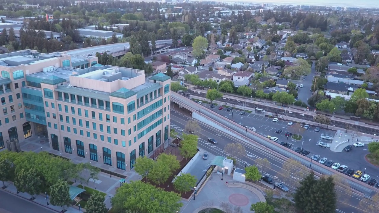 Downtown Sunnyvale by drone