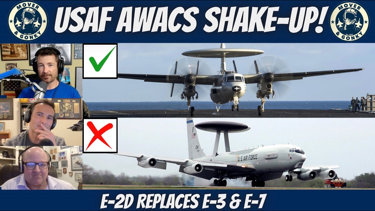E-3 Sentry Replacement Shake-Up! - USAF Turns To The Navy's E-2