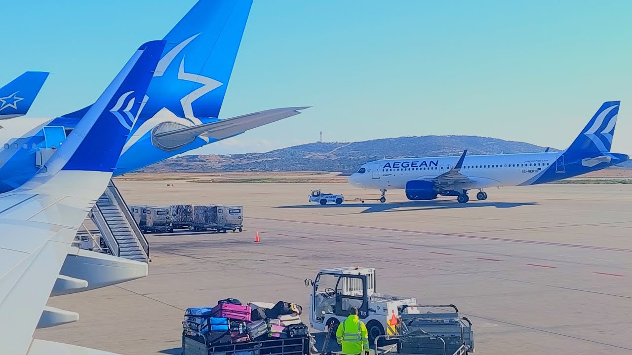 Aegean Airlines A321neo *Stunning* Departure from Athens