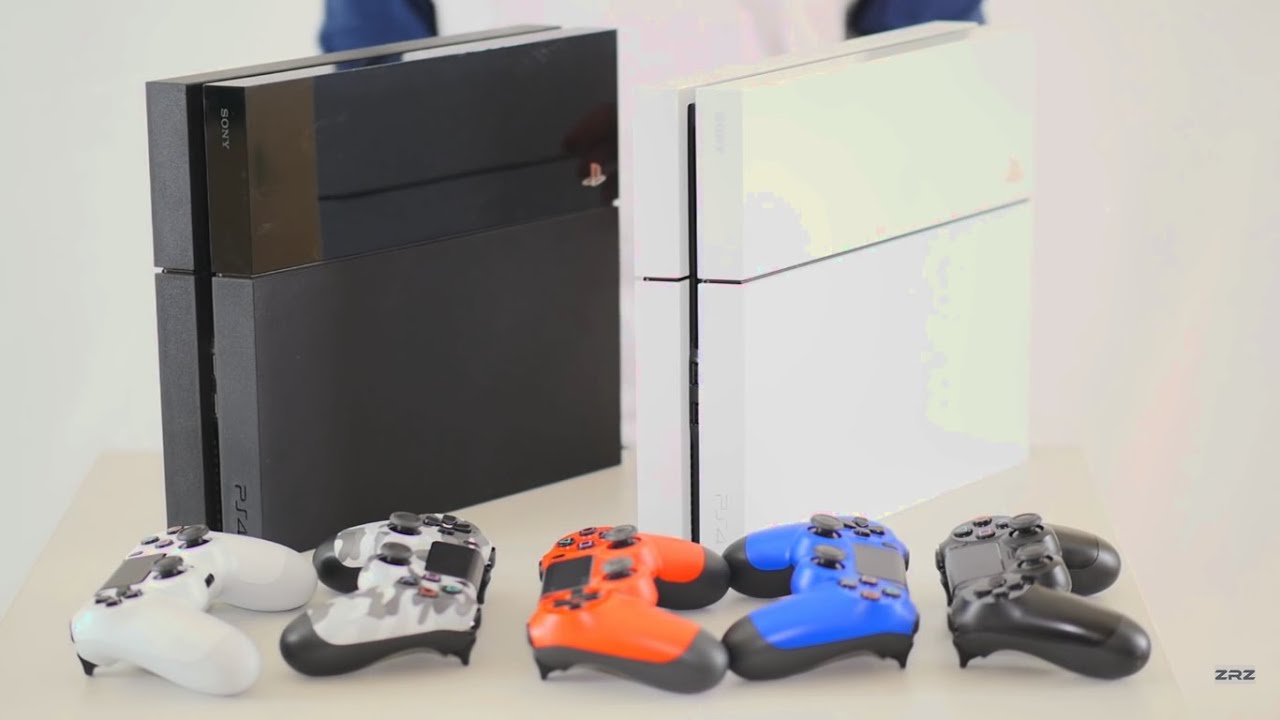 Colours : PS4 & Dualshock 4 - Urban Camo, Glacier White, Wave Blue, Magma Red, Black