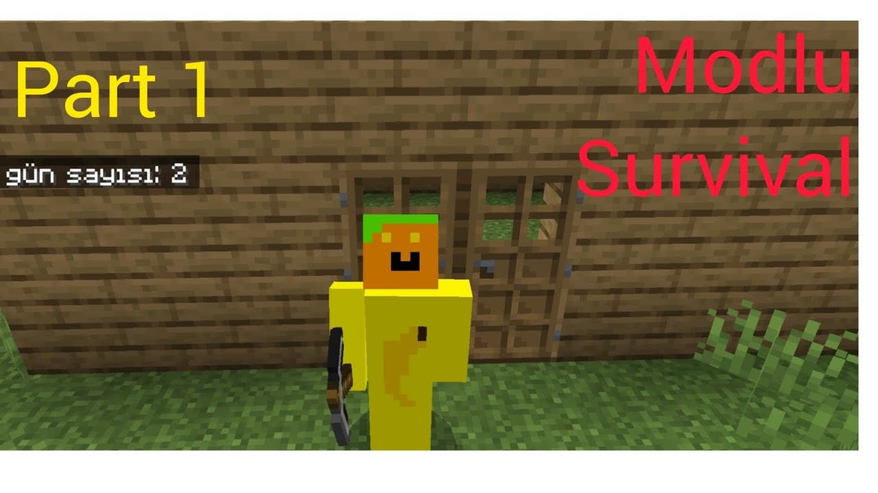 Minecraft modlu survival part 1