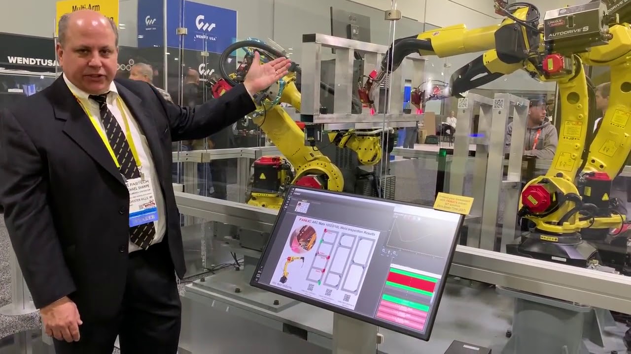 Fanuc Arc Mate 100id Arc Welding Robot as seen at FABTECH 2018