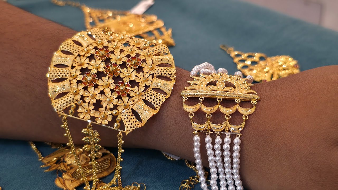 ✨ শুদ্ধ 22KT সোনায় তৈরি, সুন্দর ফিনিশিং আর চোখে পড়ার মতো ডিটেইল — 22KT Mantasa 💛 Maity Gini Palace