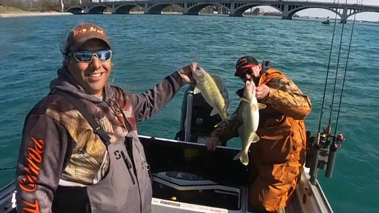Early March Walleye Fishing Detroit River