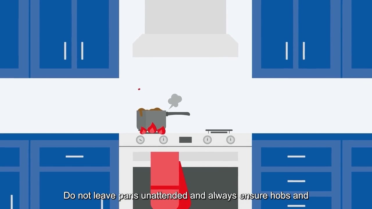 2D Stop Motion Animation | Fire Prevention In The Home | Educational Videos