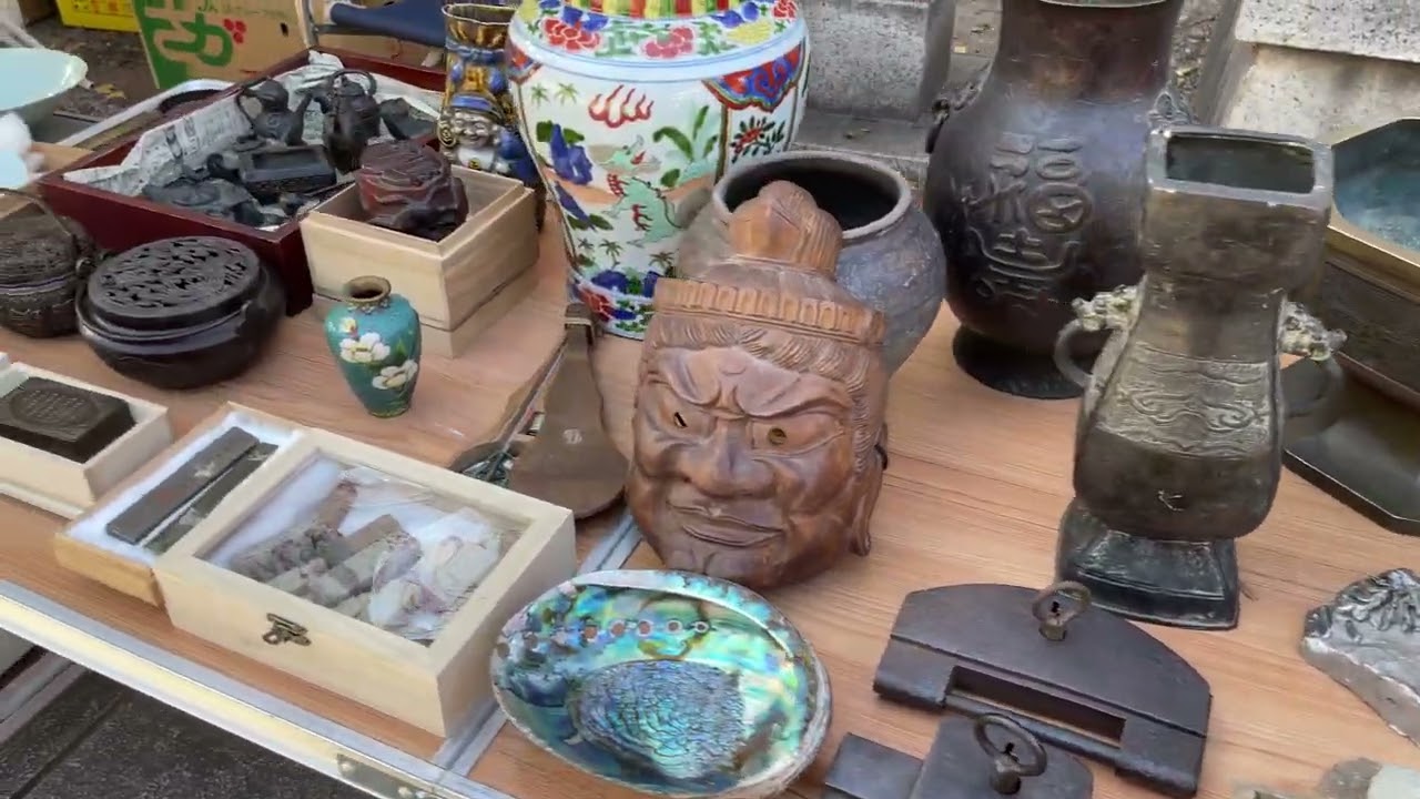 A Flea Market in Tokyo, Japan