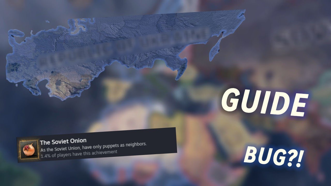 The UKRAINIAN Onion?!│'The Soviet Onion' Hoi4 Achievement Guide