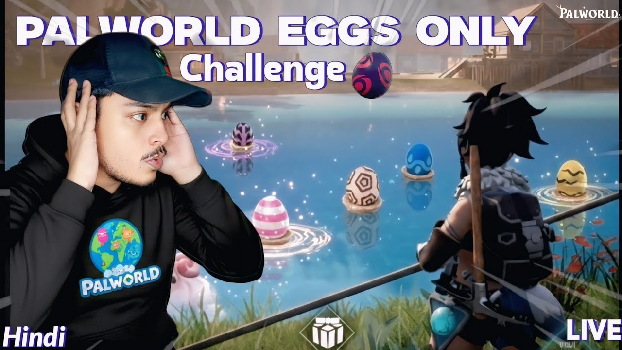 🏹 Playing Palworld LIVE &ndash; EGGS ONLY WORLD CHALLENGE | DAY 55