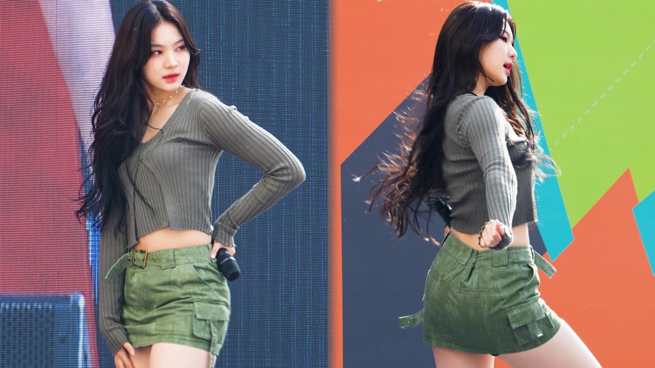 [4K Cam] 231007 STAYC ISA 스테이씨 아이사 RUN2U 세로 직캠 화질 개선  Improvement of image quality ver.