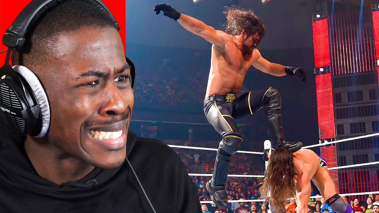 Reacting to WWE Curb Stomp Compilations
