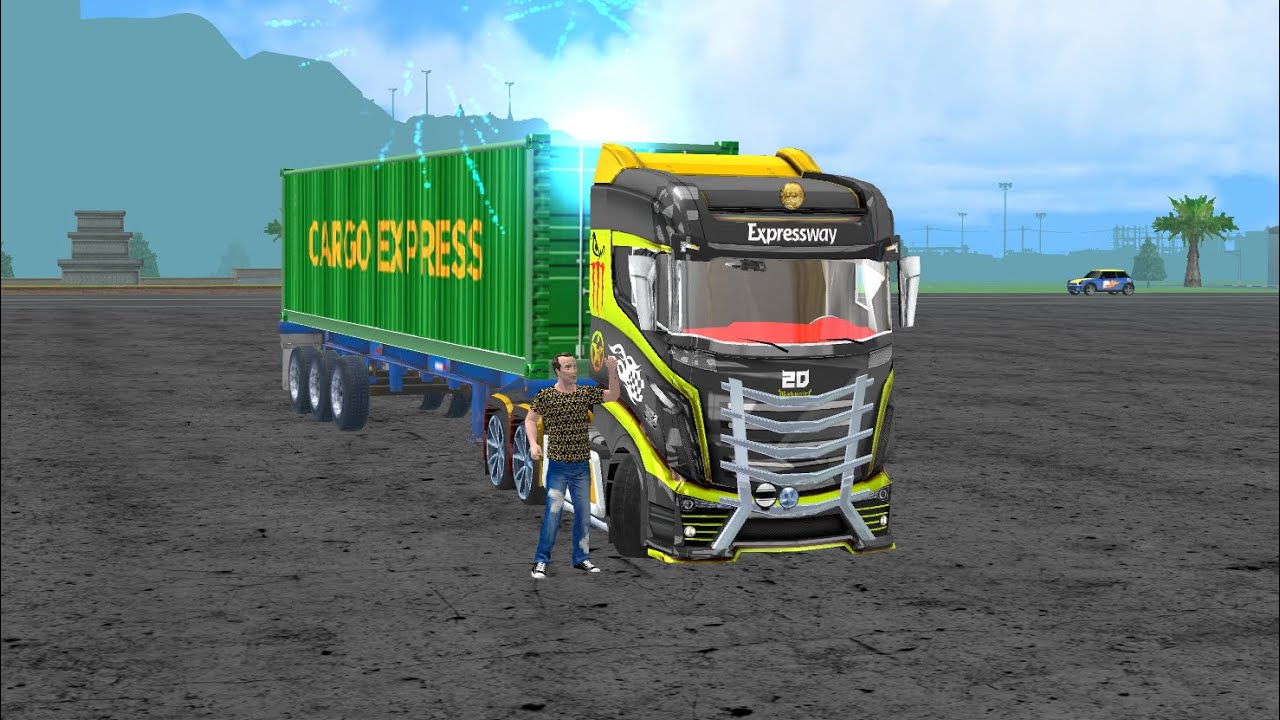 ￼ American bus driving gaming video 4K trading video h