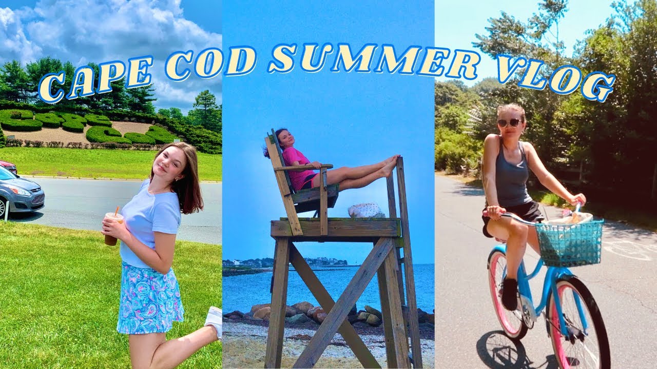 CAPE COD VLOG | sister drama, bike rides in paradise, iced coffee & shopping 🚴‍♀️