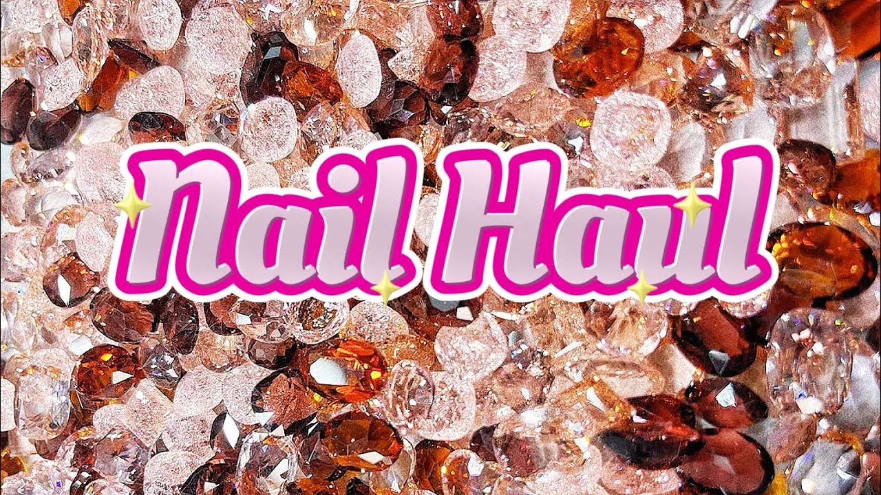 【HAUL】大量のラインストーンを一気に紹介💅 収納方法も💎 ASMR /喋りなし💕