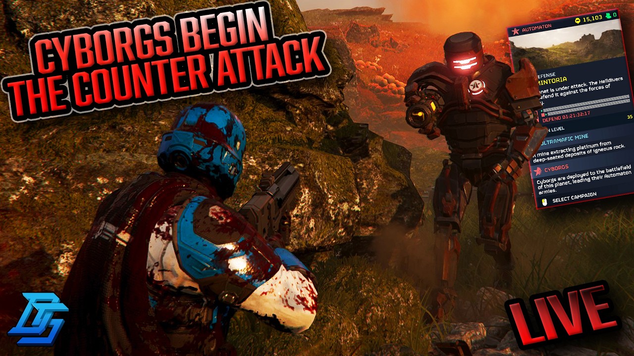 🔴 Helldivers 2 LIVE: CYBORG COUNTER-ATTACK! 😖 VOX ENGINES, CYBORGS & CONVOYS?