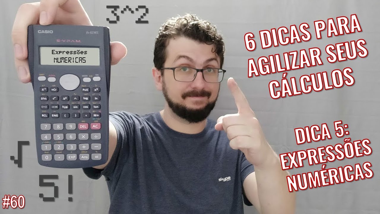 Calculadora Científica - 60 - Expressões Numéricas