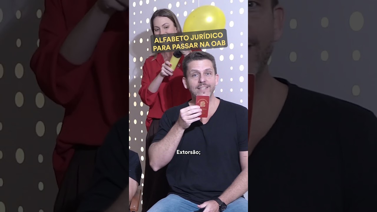 Alfabeto jur&iacute;dico para passar na OAB!