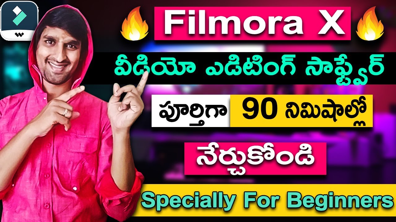 Filmora X Full Tutorial in Telugu For Beginners | Learn Video Editing | Alternate Premiere Pro CC