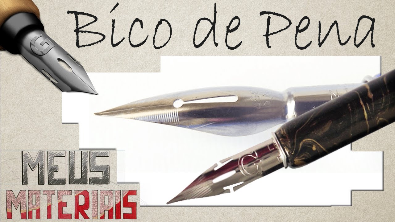 Caneta Bico de Pena. Como usar e Qual comprar | Meus Materiais