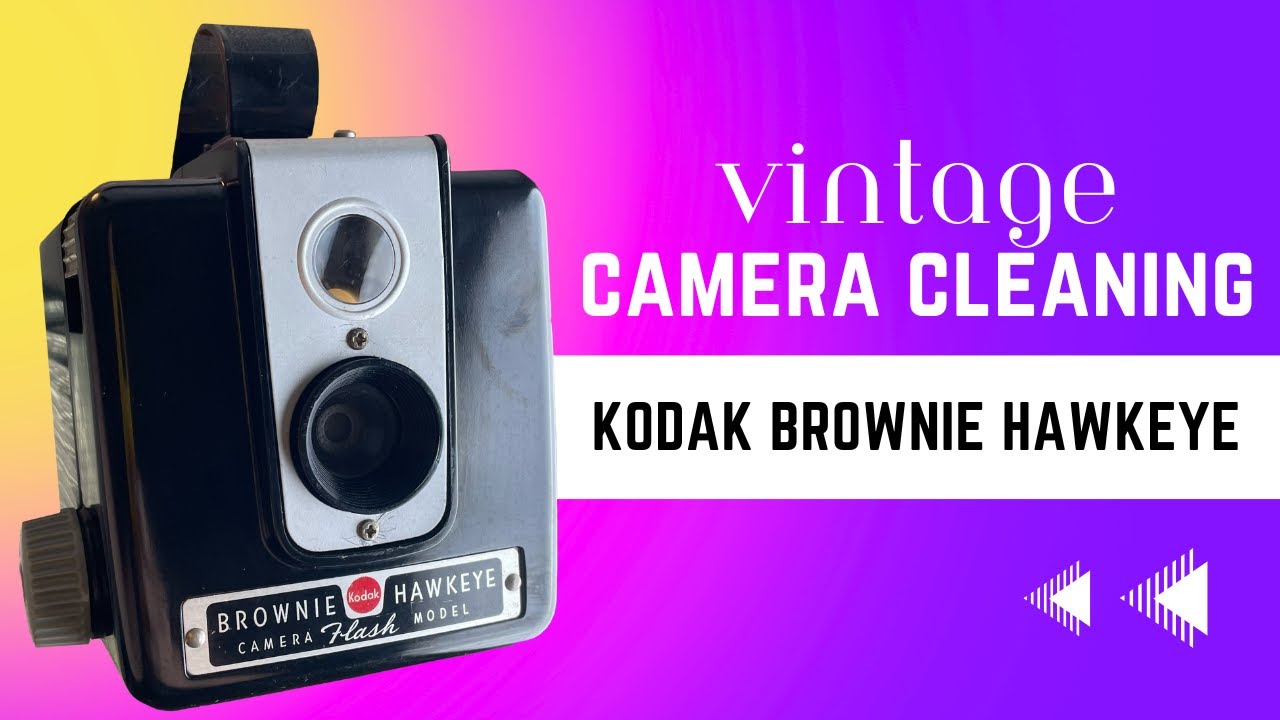 Vintage Camera Cleaning | Kodak Brownie Hawkeye