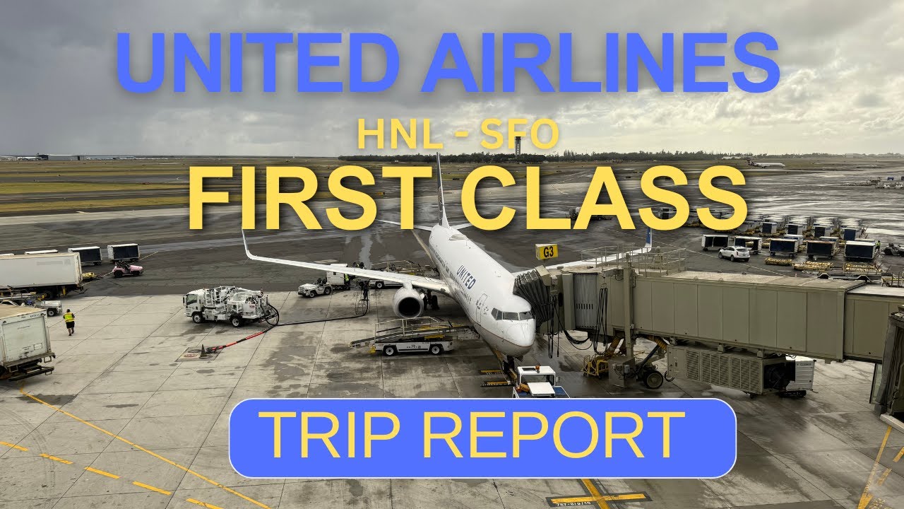 Отчет о поездке с United Airlines: перелет первым классом на рейсе United Airlines из Гонолулу в ...