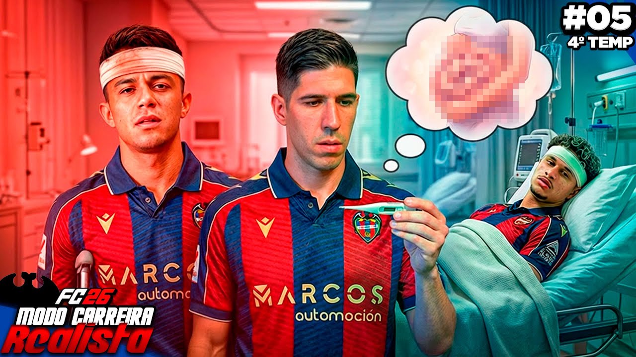 PEGAMOS UMA DOENÇA INCURÁVEL! - Modo Carreira Realista EA FC26 Parte 5