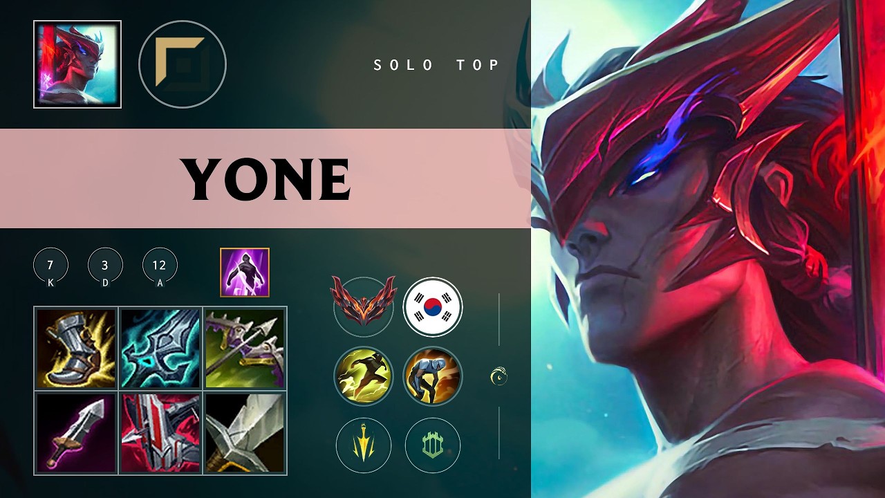 Yone Top vs Irelia - KR Grandmaster Patch 26.10