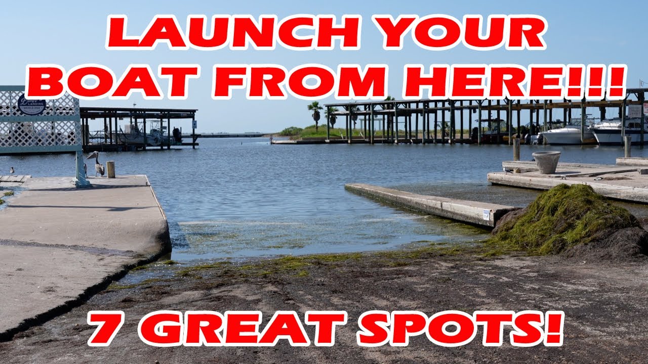 Where To Launch Your Boat In Corpus Christi, Texas. 7 Public Boat Ramps In The Area. #boating