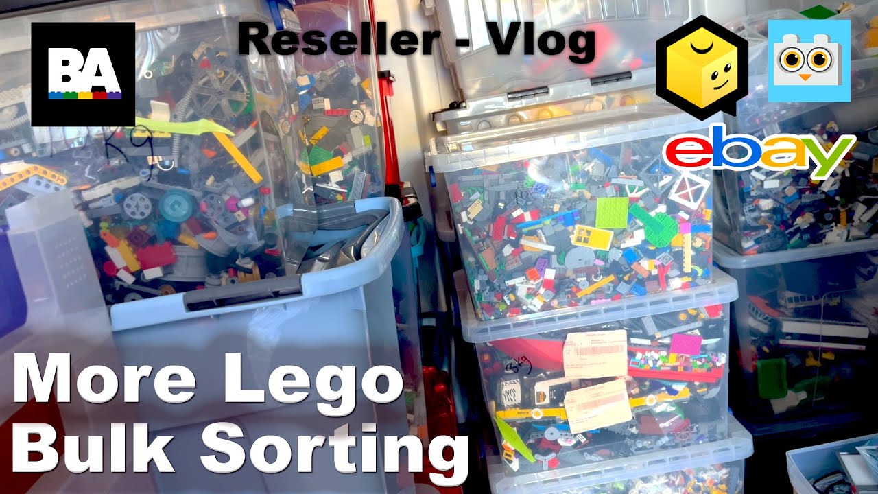 VLOG86 - Bricklink Bulk Sort Continues, Royal Mail Price Increases, Full-Time Lego Selling