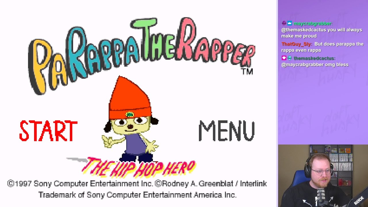 DaftHusky plays PaRappa the Rapper (8/10/2023)