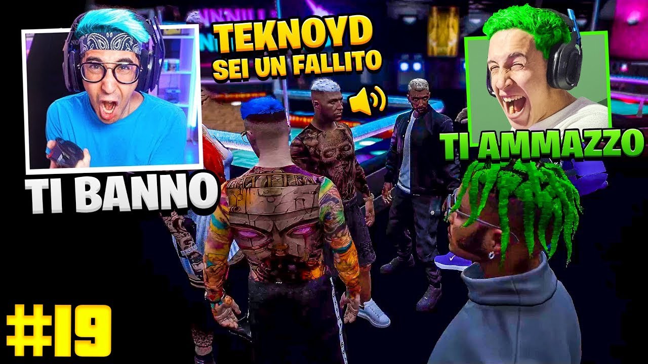 UN PLAYER TOSSICO MI INSULTA PERCH&Egrave; SONO TEKNOYD su GTA 5 RP (AHIAAA ADVENTURE EP.19)