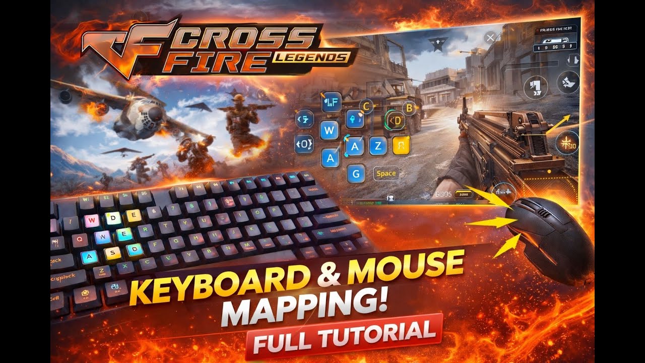 Crossfire Legends Keyboard & Mouse set up | FULL TUTORIAL STEP BY STEP
