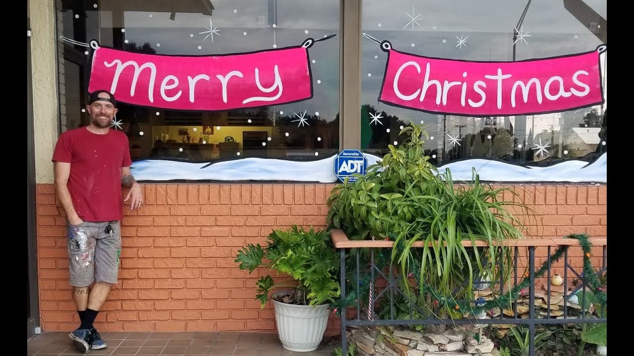 Christmas Window Painting 2020