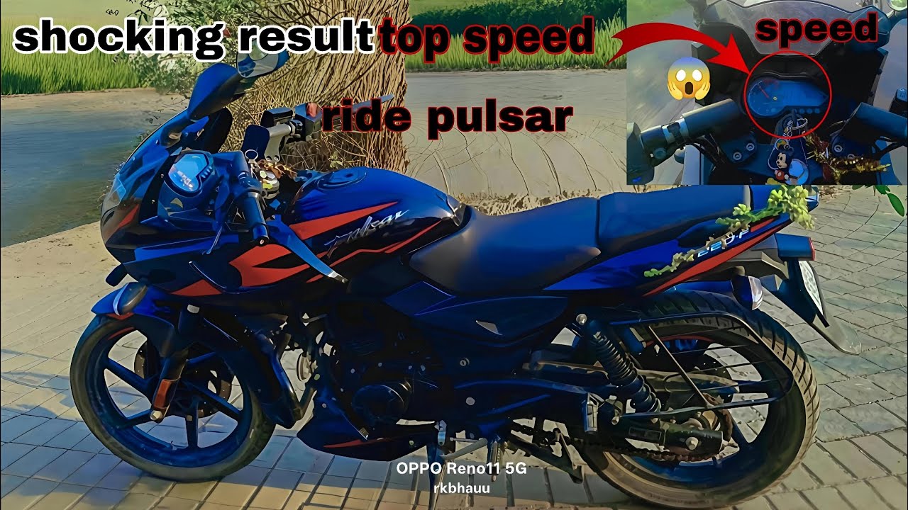 Pulsar 220 top speed test😱/ shocking result #rkbhauu #trending #viral#foryou 