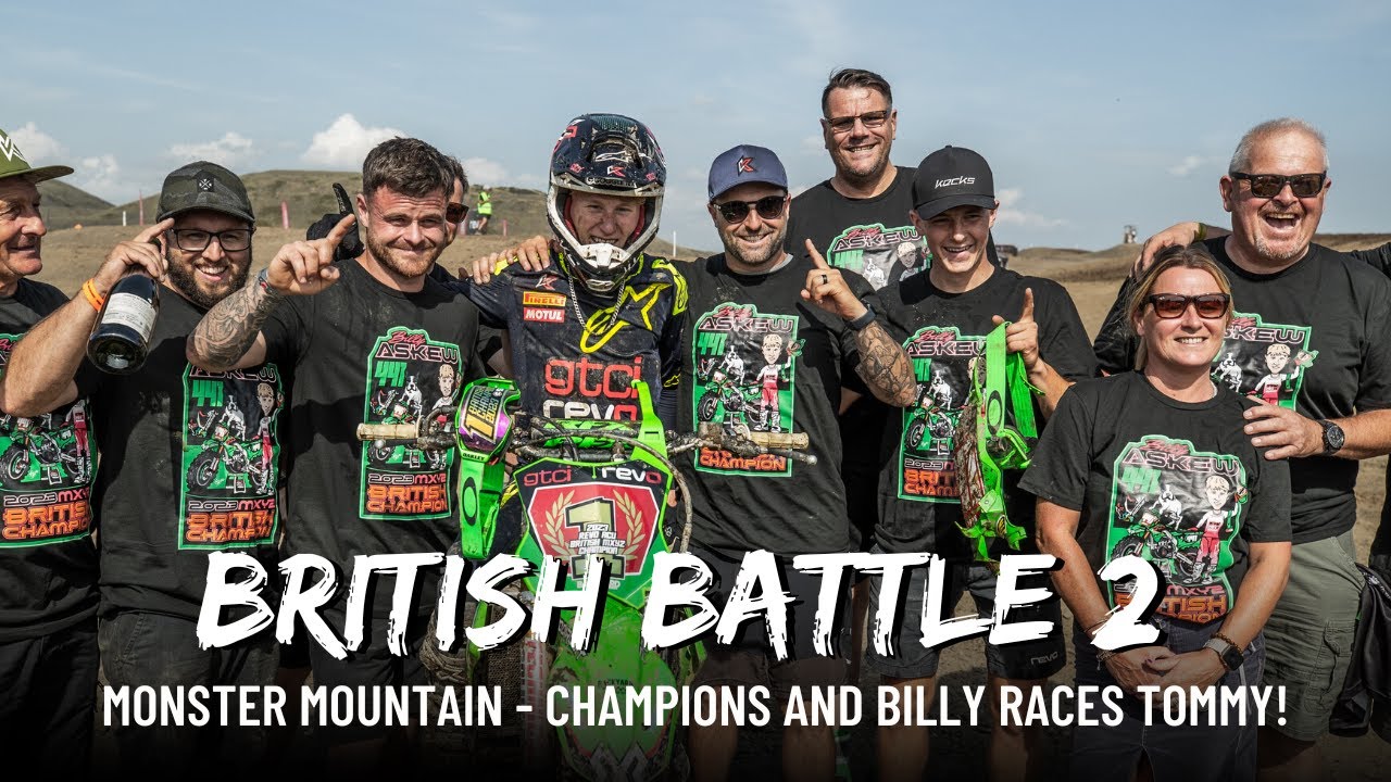 GTCI REVO KAWASAKI BRITISH BATTLE 2 - BILLY ASKEW WINS CHAMPIONSHIP AND RACES TOMMY SEARLE 250F!