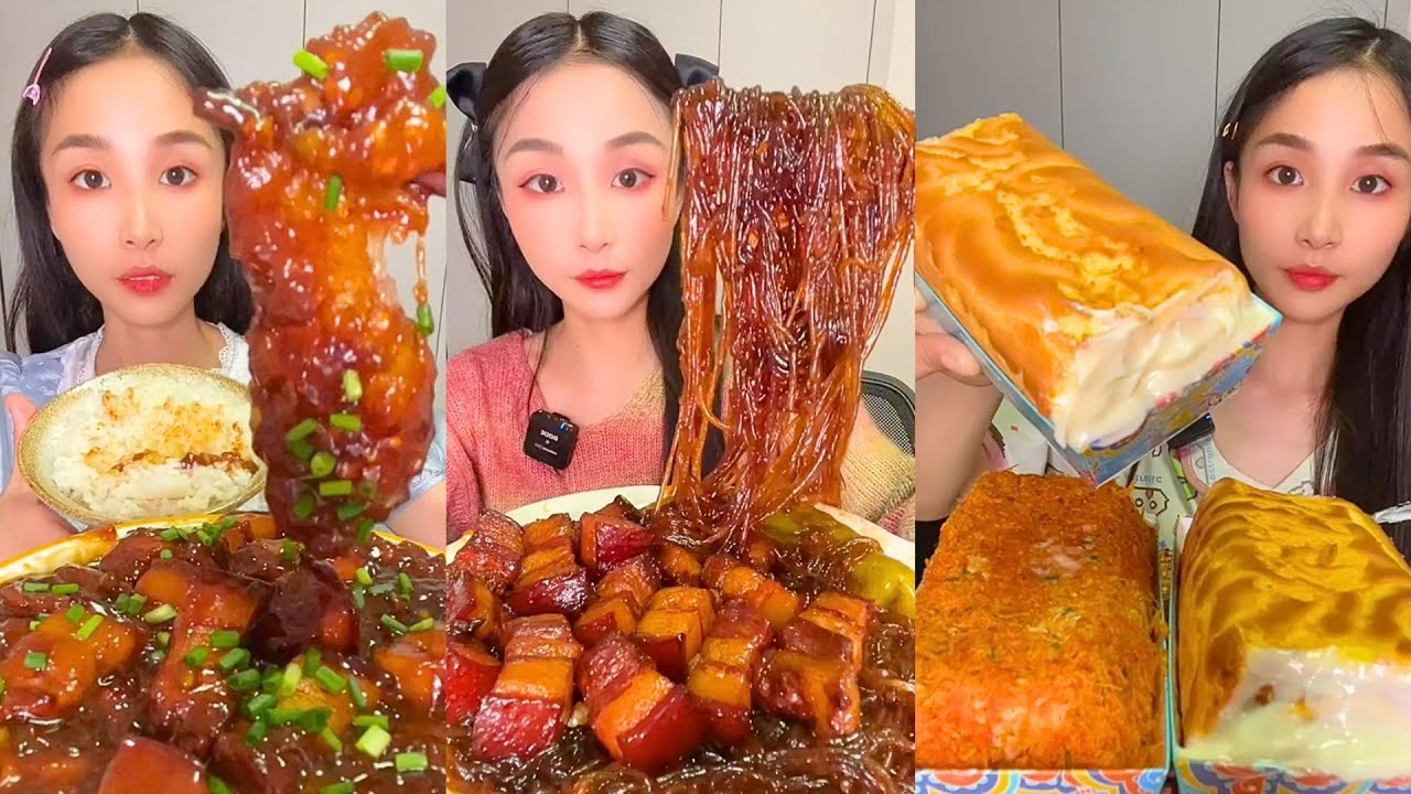 Insane Chinese Takeout Mukbang | Spicy Noodles, Rice Rolls & Crunchy Chicken ASMR #353