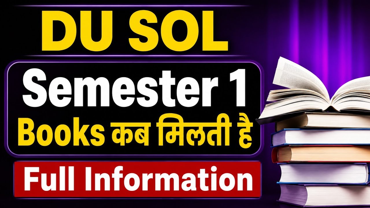 DU SOL New Admission 2026 | How Will You Get Your Books? Fees, Dispatch & Delivery