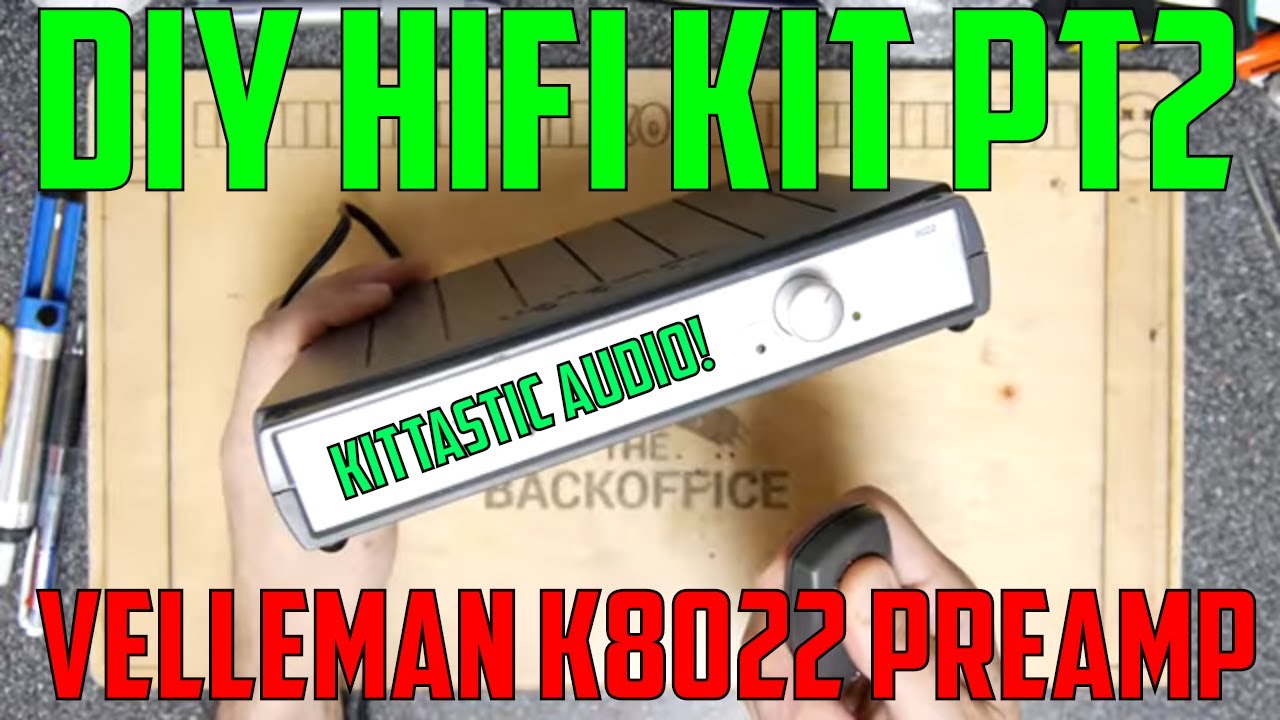 Velleman K8022 Passive Preamp Kit Build Part 2 of 2