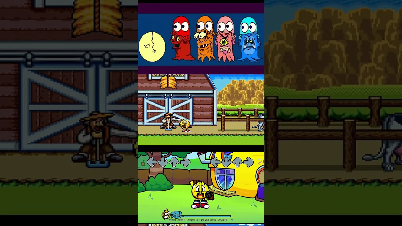 Ouch! Epic Showdown: FNF vs Pac-Man Mod - Friday Night Funkin' Mobile Fun! #FNF #PacMan