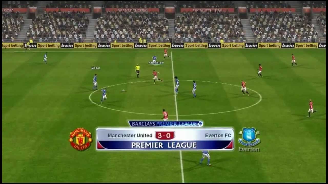 PES 2013 | EPL | Man. United vs Everton | 10.02.2013 | by Xach