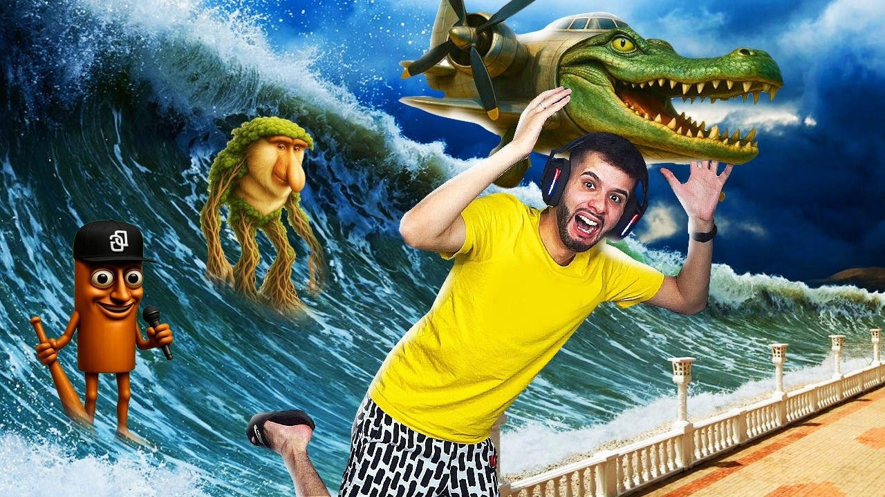 ROUBE UM BRAINROT, MAS É NO MEIO DO TSUNAMI...