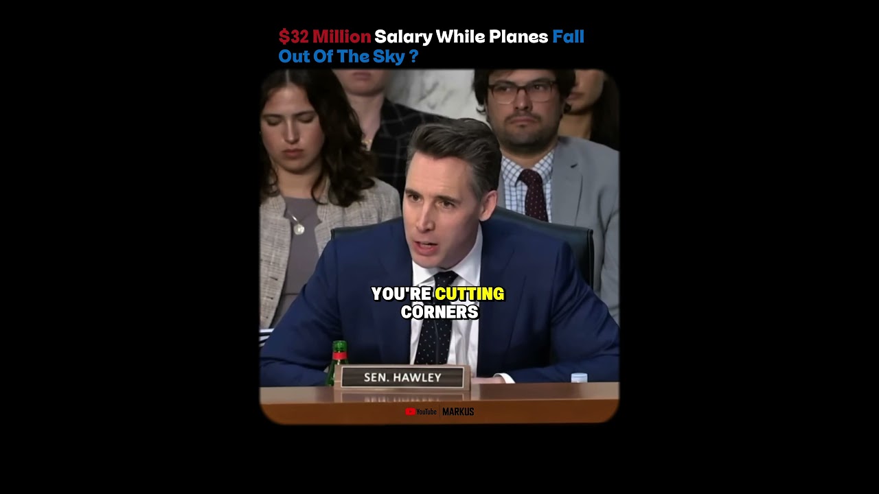 Senator Hawley: NO MERCY for Boeing CEO | #shorts #boeing
