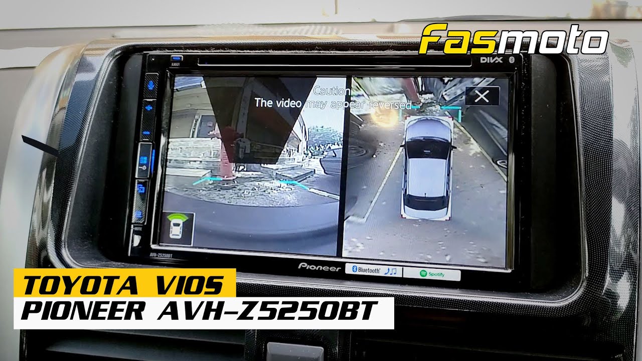 Toyota Vios 3rd Gen XP150 | Pioneer AVH-Z5250BT | 360 Surround View Cam Retained