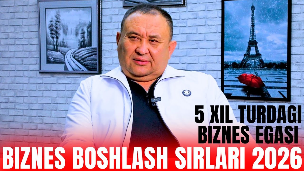 G'ISHT, TUZ ISHLAB CHIQARISH VA TO'YXONA BIZNESI HAQIDA ULUG'BEK SOLIYEVDAN INTERVYU