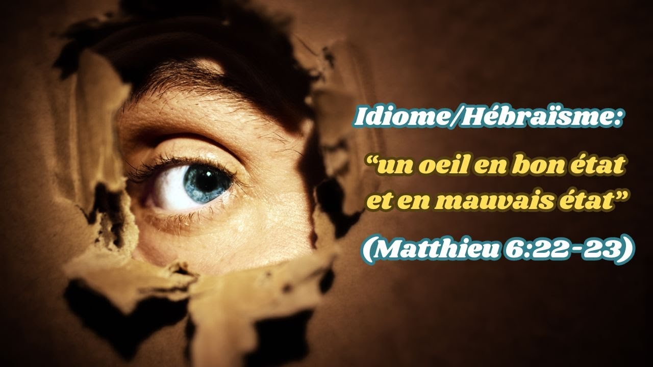 Idiome/Hébraïsme : 