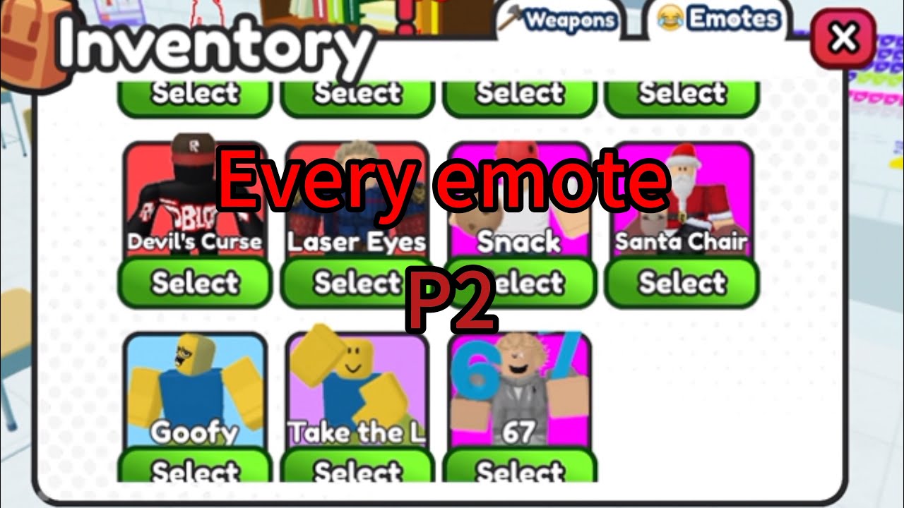 Quiet or die (every emote part #2)