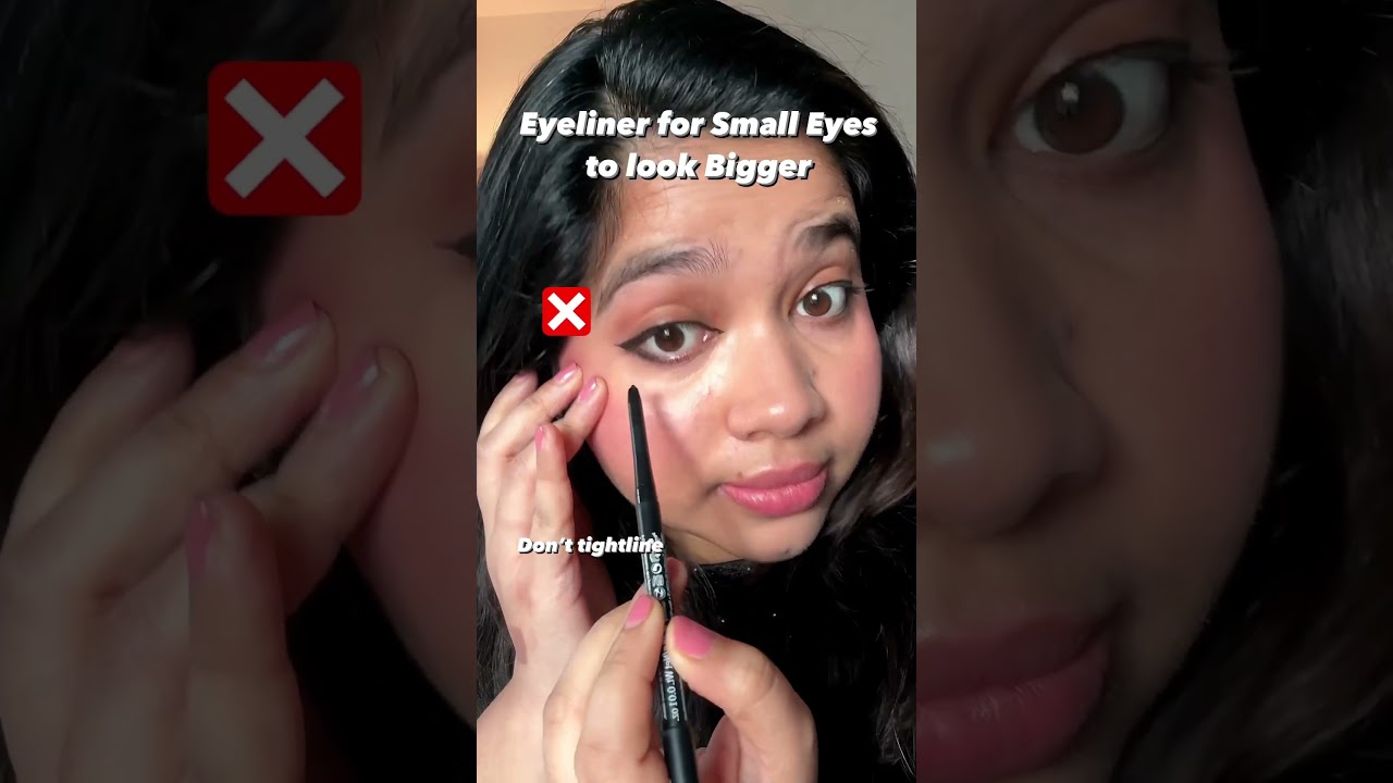 Eyeliner for Small Eyes to make it Look Bigger Do and Don’t  👁️